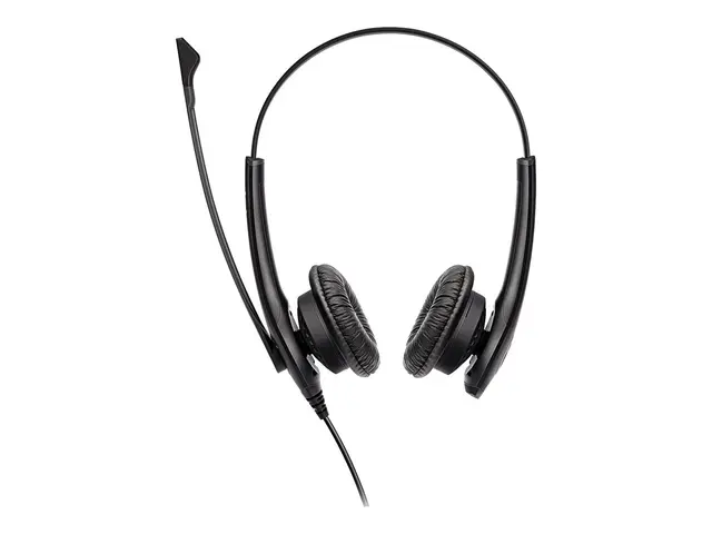 Jabra BIZ 1100 Duo - Hodesett on-ear kablet 3,5 mm jakk svart akad...