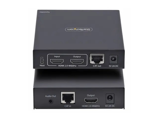 StarTech.com HDMI KVM Extender Over IP Network, 4K 60Hz, Driverles...