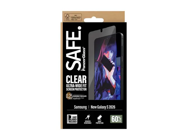 SAFE. by PanzerGlass - Skjermbeskyttelse for mobiltelefon ultravid...