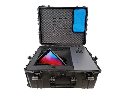 LEBA NoteCase Falcon 10 - Lagringsboks robust for nettbrett USB-C ...