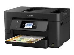 Epson WorkForce Pro WF-3820DWF Multifunksjonsskriver - farge - ink-jet - A4/Legal (medie) - opp til 21 spm (trykking) - 250 ark - 33.6 kbps - USB 2.0, LAN, Wi-Fi(n), USB-vert