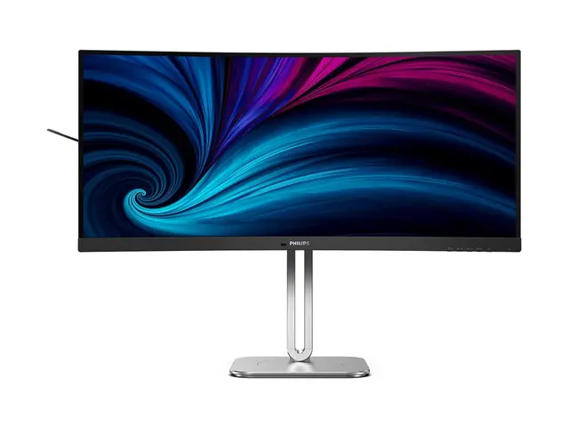 Philips 34B2U5900C - 5000 Series - LED-skjerm kurvet - USB - 34" - 5120 x 2160 WUHD @ 120 Hz - VA - 450 cd/m² - 3000:1 - DisplayHDR 400 - 2 ms - 2xHDMI, DisplayPort, USB-C - høyttalere - koksgrå, sølv (stativ) 