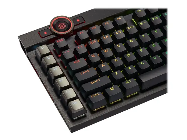 CORSAIR Gaming K100 RGB - Tastatur - bakgrunnsbelyst - USB - Nordi...