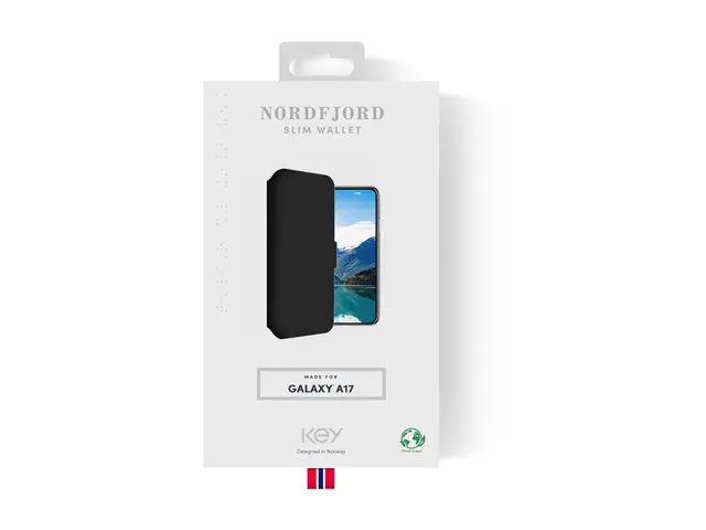 KEY Nordfjord - Lommebok for mobiltelefon polyuretanlær, 100 % res...