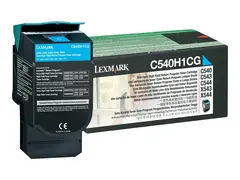 Lexmark - Høy ytelse - cyan - original - tonerpatron LCCP, LRP for Lexmark C540, C543, C544, C546, X543, X544, X546, X548
