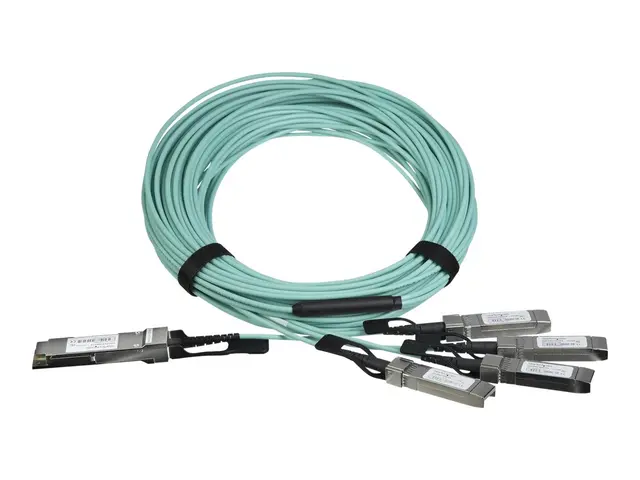 StarTech.com AOC Breakout Cable for Cisco QSFP-4X10G-AOC10M, 15m/4...