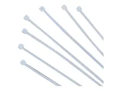 Eaton Tripp Lite Series 7.5in Nylon Cable Ties Cable Management 40lbs Strength 100-pack 100pc 7.5&quot; Kabelfesteb&#229;nd - 19.1 cm - gr&#229; (en pakke 100)