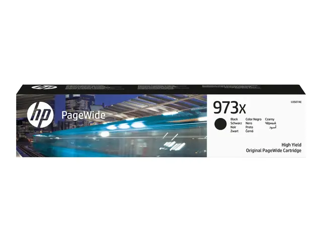 HP 973X - Høy ytelse svart original PageWide blekkpatron for Manag...