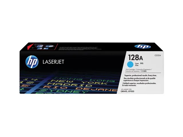 HP 128A - Cyan - original - LaserJet - tonerpatron (CE321A) - for ...