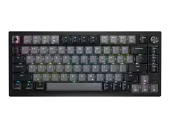 CORSAIR K65 PLUS Wireless - Tastatur 75% - compact - backlit - trådløs - QWERTY - Nordisk - tastsvitsj: CORSAIR MLX Red