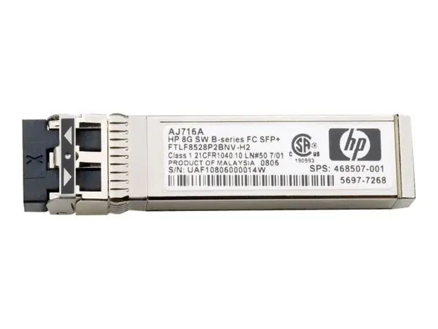 HPE B-Series - SFP+ transceivermodul - 8 Gb-fiberkanal (SW) - Fibe...