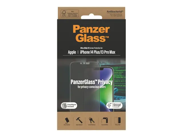 PanzerGlass - Skjermbeskyttelse for mobiltelefon ultrabred passfor...