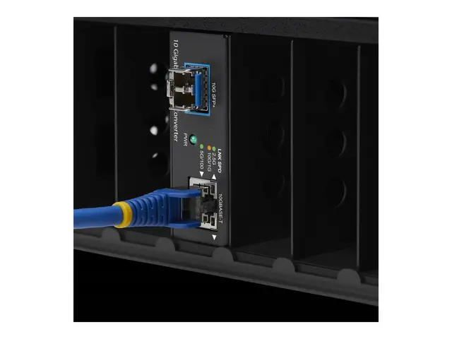 Startech - Fibermedieomformer 10GbE, 5GbE, 2.5GbE over fiberoptikk...