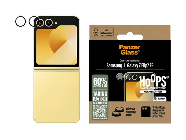 PanzerGlass Hoops - Linsebeskytter for mobiltelefon - gjennomsikti...