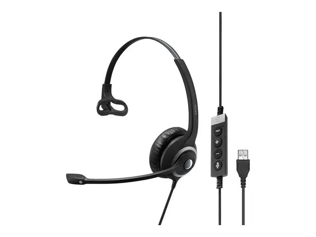 EPOS IMPACT SC 230 USB MS II - Hodesett on-ear kablet svart Certif...