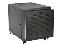 Eaton Tripp Lite Series SmartRack 12U Mid-Depth Rack Enclosure Cabinet for Harsh Environments, 230V Rack - AC 230 V - svart - 12U - 19"