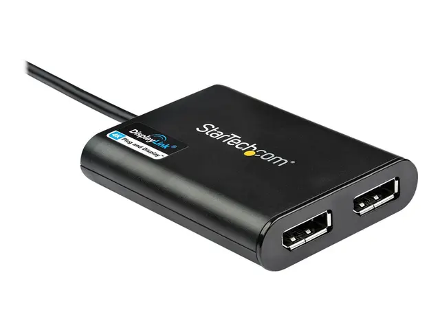 StarTech.com USB 3.0 to Dual DisplayPort Adapter 4K 60Hz, DisplayL...