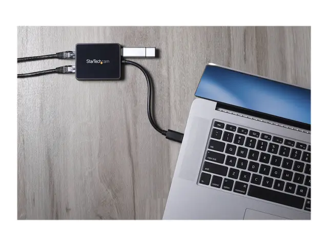 StarTech.com USB 3.0 to Dual Port Gigabit Ethernet Adapter w/ - 10...