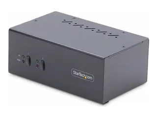 STARTECH.COM 2-Port Dual-Monitor DisplayPort KVM Switch 4K 60Hz 2x USB 5