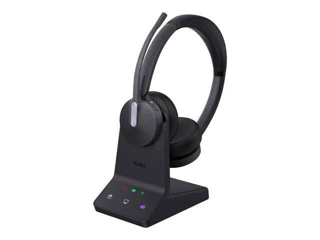 Yealink WH64 Dual - Hodesett on-ear DECT / Bluetooth trådløs Certi...