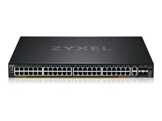 Zyxel XGS2220 Series XGS2220-54FP - Switch L3-tilgang, NebulaFLEX Cloud, 960 W - Styrt - 48 x Gigabit Ethernet + 6 x 10 Gigabit (opplink) - stasjon&#230;r, rackmonterbar - PoE++ (960 W)