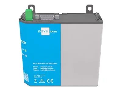 INSYS icom SCR-E 200 - Ruter 2-port svitsj Modbus DIN-skinnemonter...