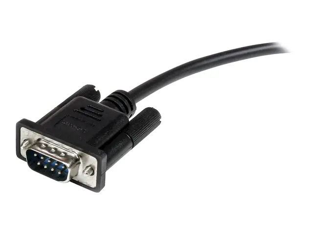 StarTech.com 2m Black Straight Through DB9 RS232 Serial Cable - DB...