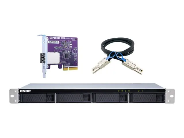 QNAP TL-R400S - Harddiskarray - 4 brønner (SATA-600) - SATA 6Gb/s ...