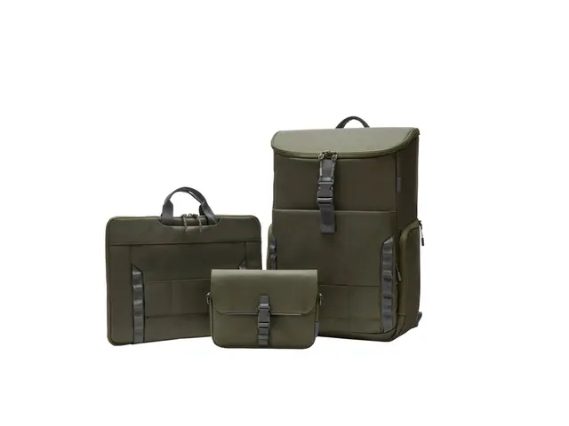 HP Laptop Backpack - Notebookryggsekk modulær 15.6" grå, grønn