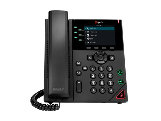 HP Poly VVX 350 - VoIP-telefon treveis anropskapasitet SIP, SDP 6-...