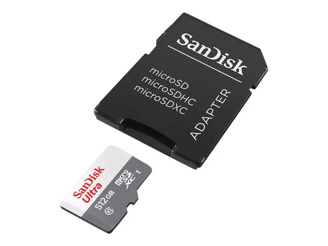 SanDisk Ultra - Flashminnekort (microSDXC til SD-adapter inkludert...