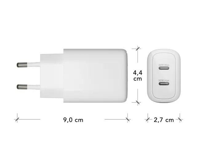 dbramante1928 re-charge - Strømadapter - 20 watt - 3 A - PD/PPS - ...