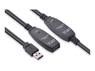 Elivi - USB-utvider - USB 3.0 - 4-pins USB type A / 4 stifts USB-type A (hunn) opp til 15 m