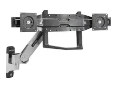 Ergotron - Monteringskomponent (h&#229;ndtak, dobbel skjermfeste) for 2 LCD-skjermer - svart - skjermst&#248;rrelse: 22&quot;-26&quot; - for P/N: 45-296-026, 45-304-026