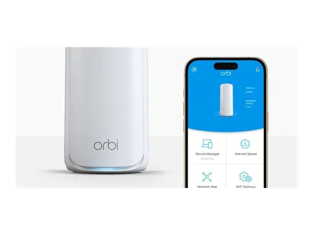 NETGEAR Orbi 770 Series RBE773 - Wi-Fi-system (ruter, 2 utvidere) ...