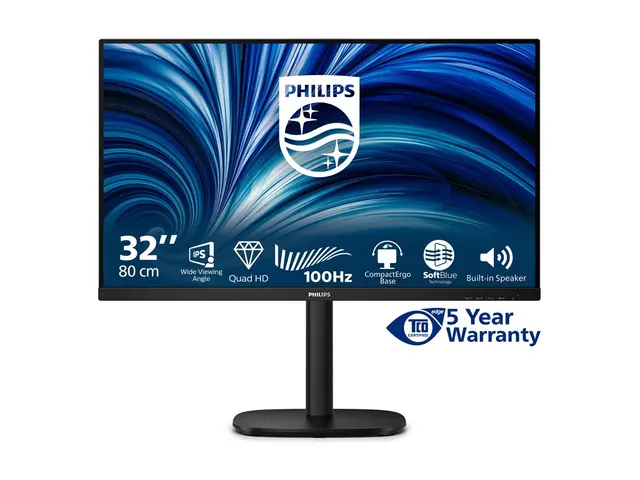 Philips 32B2N3500 - 3000 Series LED-skjerm 32" (31.5" synlig) 2560...