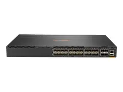 HPE Aruba 6300M - Switch - L3 - Styrt - 24 x 1 Gigabit / 10 Gigabit SFP+ + 4 x 1 Gigabit / 10 Gigabit / 25 Gigabit / 50 Gigabit SFP56 (opplink / stabling) front og side til bakside - rackmonterbar