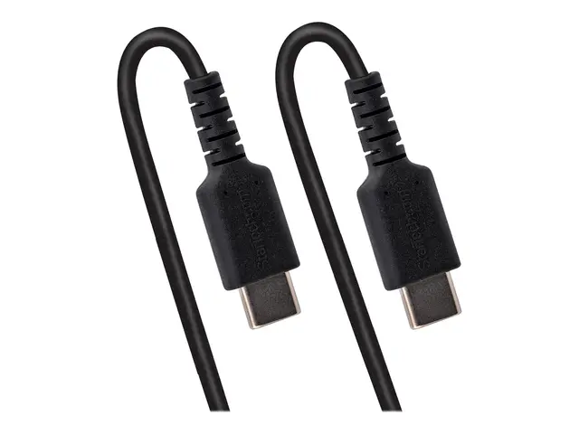 StarTech.com 20in (50cm) USB C Charging Cable, Coiled Heavy Duty F...