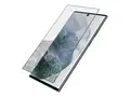 PanzerGlass - Skjermbeskyttelse for mobiltelefon glass - rammefarge svart - for Samsung Galaxy S22 Ultra