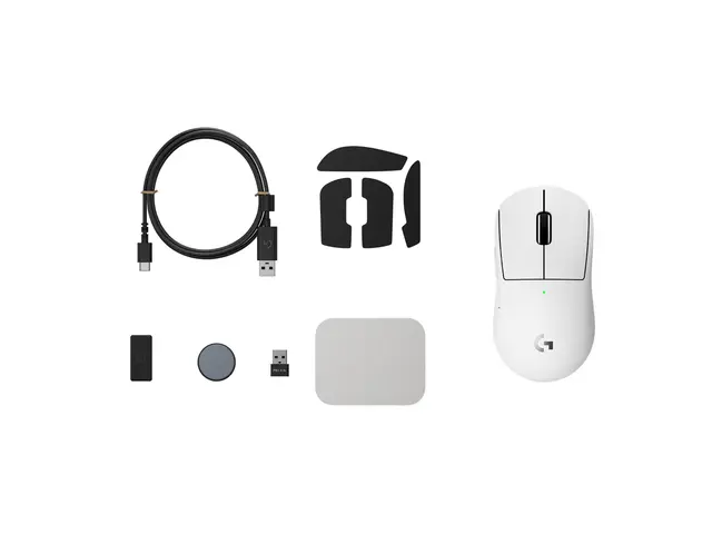 Logitech G PRO X SUPERLIGHT 2C - Mus gaming 5 knapper trådløs, kab...