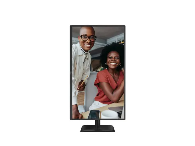 AOC 27E4U - LED-skjerm - 27" - 1920 x 1080 Full HD (1080p) @ 120 Hz IPS - 300 cd/m² - 1500:1 - 4 ms - HDMI, VGA, DisplayPort - høyttalere - svart 