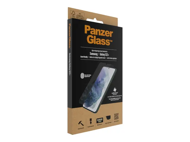 PanzerGlass - Skjermbeskyttelse for mobiltelefon - glass - krystal...