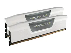CORSAIR Vengeance - DDR5 - sett 32 GB: 2 x 16 GB - DIMM 288-pin - 6000 MT/s - 4800 MHz / PC5-48000 - CL36 - 1.35 V - ikke-bufret - on-die ECC - hvit