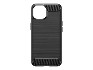 Insmat C&amp;S Style - Baksidedeksel for mobiltelefon kullstoff-fiber - for Apple iPhone 15