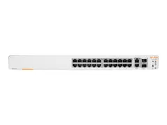 HPE Networking Instant On 1960 24G 2XGT 2SFP+ Switch Switch - Styrt - 24 x 10/100/1000 + 2 x 10 Gigabit SFP+ + 2 x 100/1000/10GBase-T - rackmonterbar - BTO