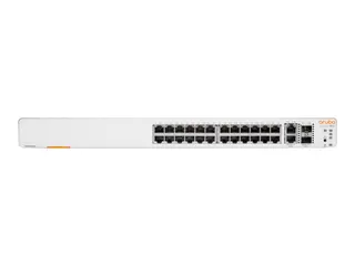 HPE Networking Instant On 1960 24G 2XGT 2SFP+ Switch Switch - Styrt - 24 x 10/100/1000 + 2 x 10 Gigabit SFP+ + 2 x 100/1000/10GBase-T - rackmonterbar - BTO