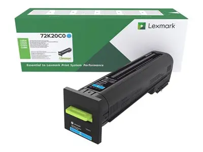 Lexmark - Cyan - original - tonerpatron LCCP, LRP - for Lexmark CS...