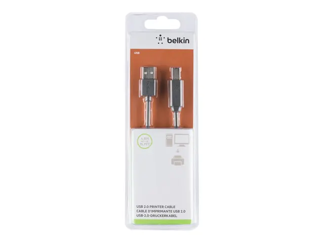 Belkin Premium Printer Cable - USB-kabel - USB-type B (hann) til U...