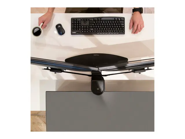 Ergotron Neo-Flex - Stativ for 2 LCD-skjermer svart skjermstørrels...