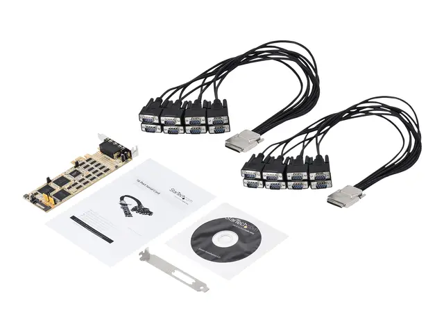 Startech 16 Port PCI Express Serial Card - High-Speed PCIe Utvidel...